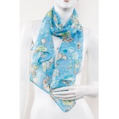 Soft Silk Printed Scarf C20